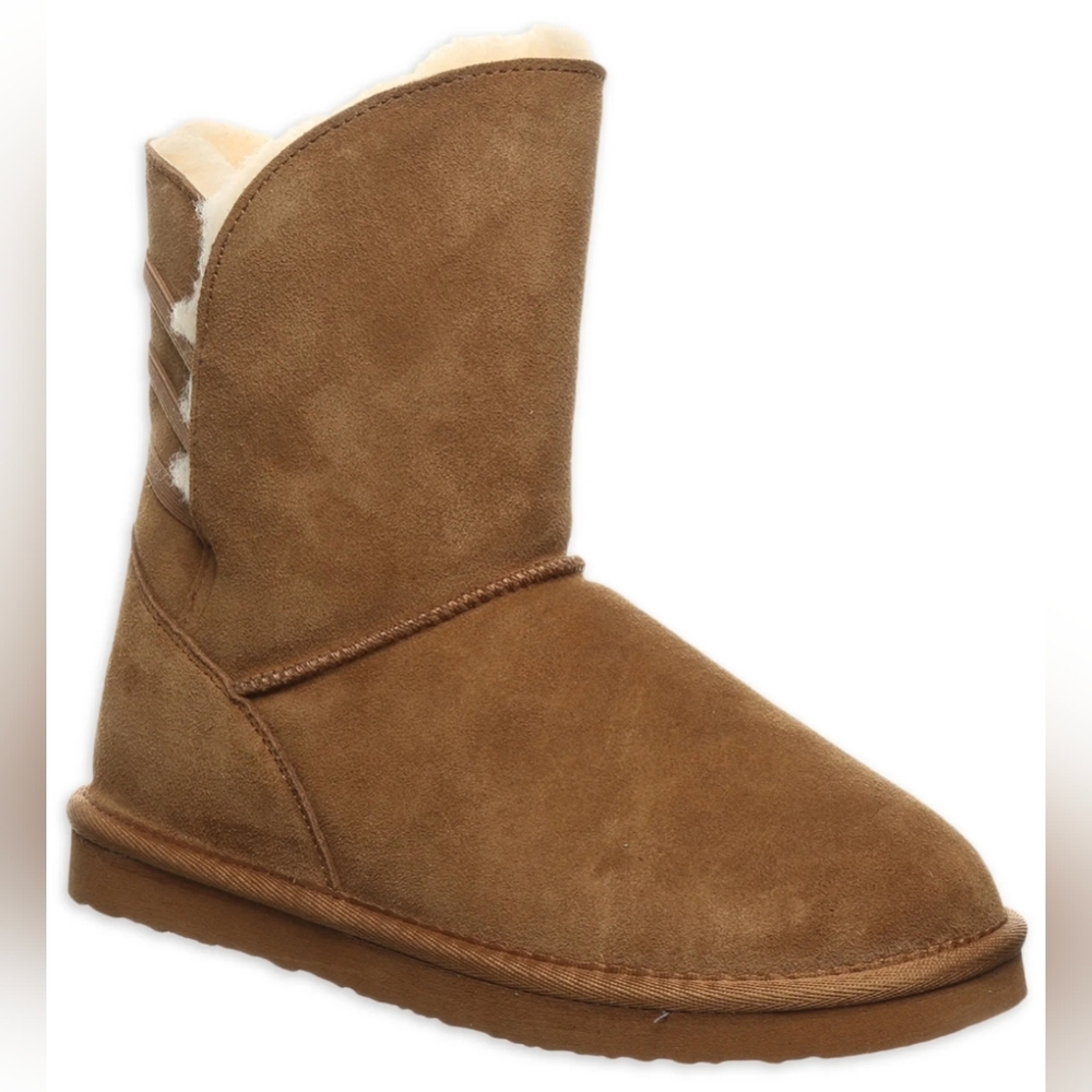 Bearpaw Terri Suede Boot w/Rain & Stain Repellent Size 11 MSRP $59.99
